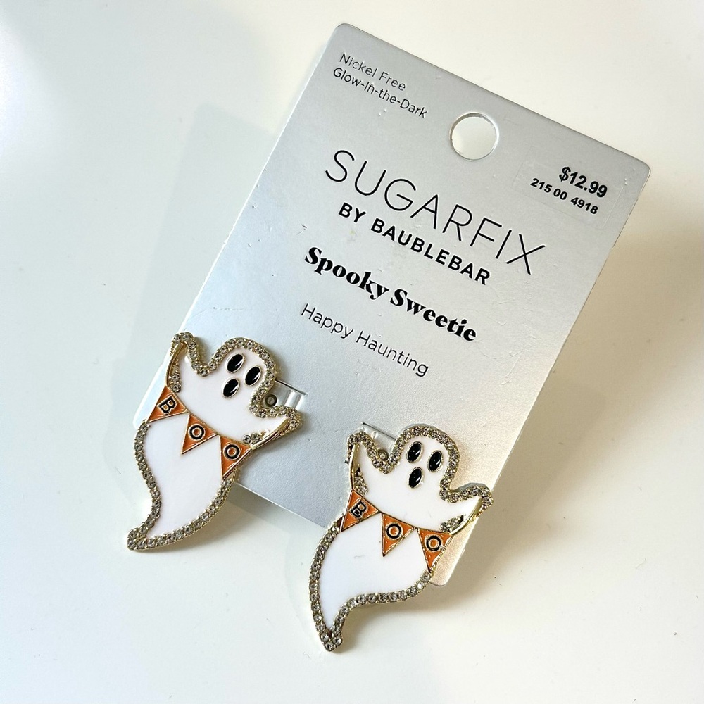 SUGARFIX x Baublebar “Spooky Sweetie” Happy Haunting Earrings, new